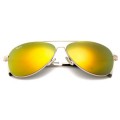Ray Ban Rb3811 Aviator Gold And Orange Gradient Sunglasses