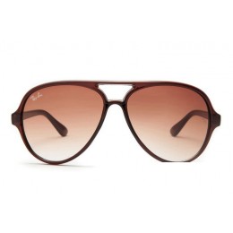 Ray Ban Rb4125 Cats 5000 Brown And Clear Brown Gradient Sunglasses