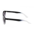 Ray Ban Rb4147 Wayfarer Black And Clear Purple Gradient Sunglasses