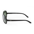 Ray Ban Rb4162 Cats 5000 Black And Light Green Sunglasses