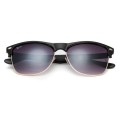 Ray Ban Rb4175 Clubmaster Oversized Black And Purple Gradient Sunglasses