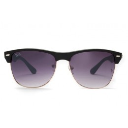Ray Ban Rb4175 Clubmaster Oversized Black And Purple Gradient Sunglasses