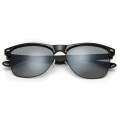Ray Ban Rb4175 Clubmaster Oversized Black And Light Gray Gradient Sunglasses