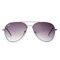 Ray Ban Rb8212 Aviator Gray And Crystal Purple Gradient Sunglasses