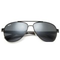 Ray Ban Rb8812 Aviator Black And Crystal Gray Sunglasses