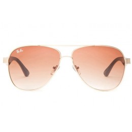 Ray Ban Rb8812 Aviator Gold And Crystal Ruby Sunglasses