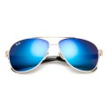 Ray Ban Rb8812 Aviator Gold And Blue Sunglasses