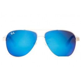 Ray Ban Rb8812 Aviator Gold And Blue Sunglasses