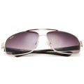 Ray Ban Rb8813 Aviator Silver And Crystal Purple Sunglasses