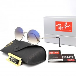 Ray Ban Rb1970 Gradient Blue And Sliver With Black Sunglasses