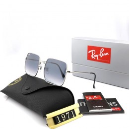 Ray Ban Rb1971 Gradient Gray And Silver With Black Sunglasses