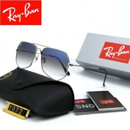 Ray Ban Rb1972 Gradient Blue And Silver With Black Sunglasses
