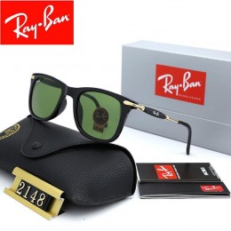 Ray Ban Rb2148 Green And Black With Gold Sunglasses