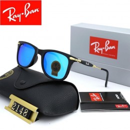 Ray Ban Rb2148 Ice Blue And Gold With Black Sunglasses