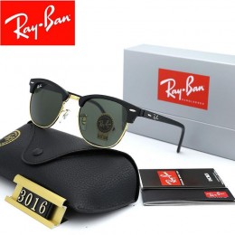 Ray Ban Rb3016 Black And Gold With Black Sunglasses