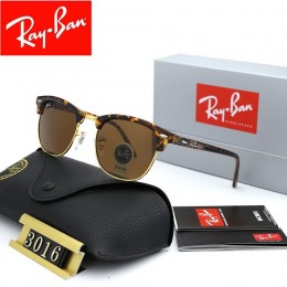 Ray Ban Rb3016 Brown And Gold With Brown Sunglasses