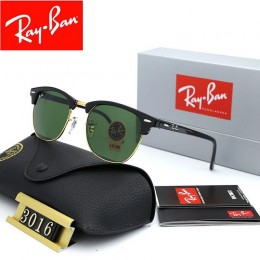 Ray Ban Rb3016 Green And Gold With Black Sunglasses