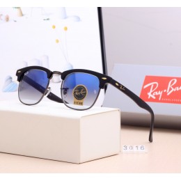 Ray Ban Rb3016 Mirror Gradient Blue And Black Sunglasses