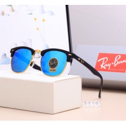 Ray Ban Rb3016 Mirror Ice Blue And Black Sunglasses
