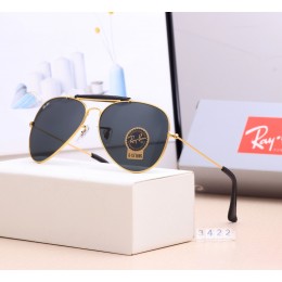Ray Ban Rb3422 Black And Gold With Black Sunglasses