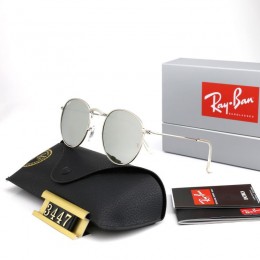 Ray Ban Rb3447 Gray And Sliver Sunglasses