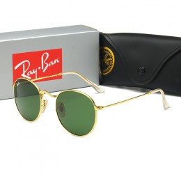 Ray Ban Rb3447 Green And Gold Sunglasses