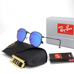 Ray Ban Rb3447 Hyper Blue And Black Sunglasses