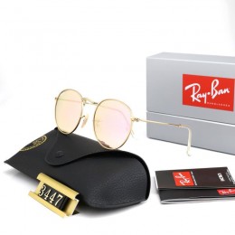 Ray Ban Rb3447 Light Yellow And Sliver Sunglasses