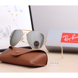 Ray Ban Rb3479 Gray And Gold Sunglasses