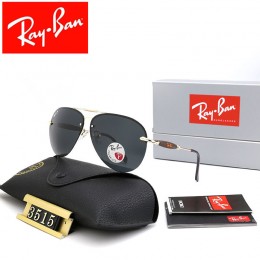 Ray Ban Rb3515 Black And Gold With Black Sunglasses