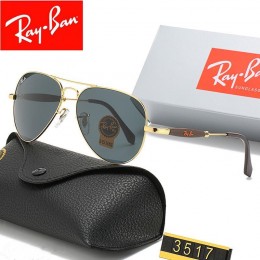 Ray Ban Rb3517 Black And Gold With Black Sunglasses