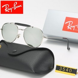 Ray Ban Rb3540 Gray And Sliver With Black Sunglasses