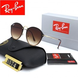 Ray Ban Rb3574 Brown And Gold With Brown Sunglasses
