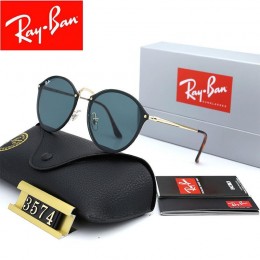 Ray Ban Rb3574 Green And Gold With Black With Brown Sunglasses