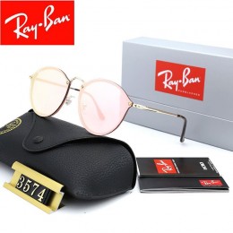 Ray Ban Rb3574 Rose And Gold With Brown Sunglasses