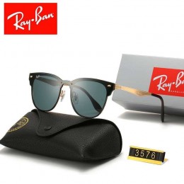 Ray Ban Rb3576 Green And Gold With Brown With Black Sunglasses