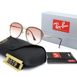 Ray Ban Rb3579 Light Orange And Gold With Brown Sunglasses