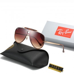 Ray Ban Rb3581 Mirror Brown And Tortoise With Gold Sunglasses