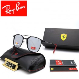 Ray Ban Rb3601 Hyper Gray And Black With Red Sunglasses