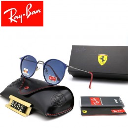Ray Ban Rb3602 Blue And Grey With Red Sunglasses