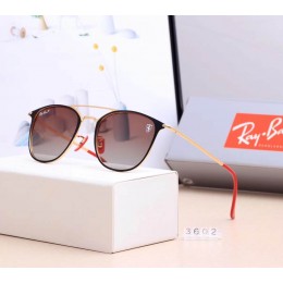 Ray Ban Rb3602 Brown And Yellow With Red Sunglasses