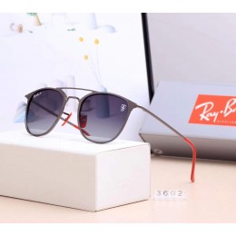 Ray Ban Rb3602 Dark Gray And Gray With Red Sunglasses