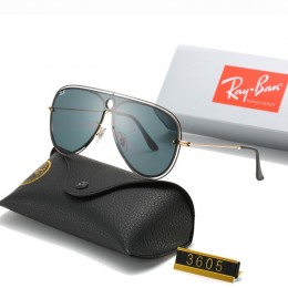 Ray Ban Rb3605 Green And Black With Gold Sunglasses