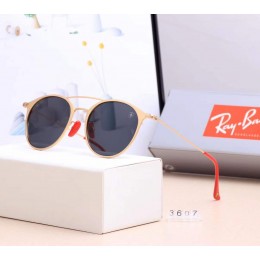 Ray Ban Rb3607 Black And Gold With Red Sunglasses