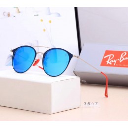 Ray Ban Rb3607 Blue And Silver With Red Sunglasses