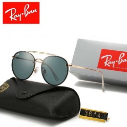 Ray Ban Rb3614 Green And Gold Sunglasses