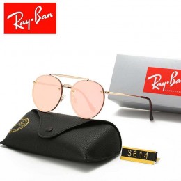 Ray Ban Rb3614 Pink And Gold With Brown Sunglasses