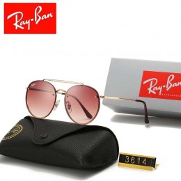 Ray Ban Rb3614 Rose And Gold With Brown Sunglasses