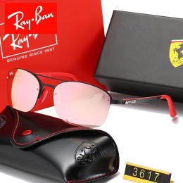 Ray Ban Rb3617 Rose And Black With Red Sunglasses