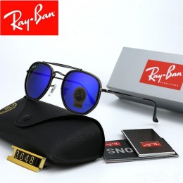 Ray Ban Rb3648 Mirror Dark Blue And Black Sunglasses